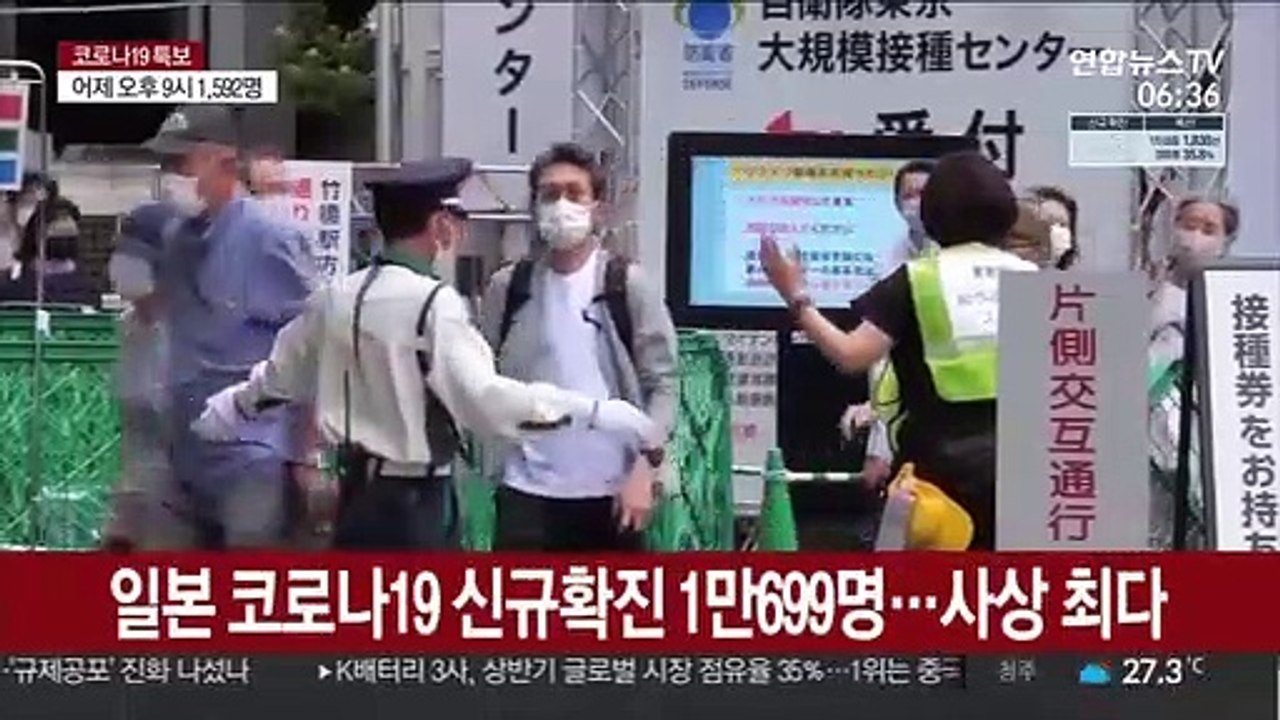 日 코로나 신규확진 첫 1만명 돌파…긴급사태 확대