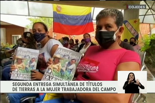 Cojedes | Se activan 6.139 hectáreas de tierra productiva a mujeres productoras