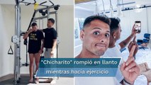 Javier “Chicharito” Hernández es captado llorando mientras entrena