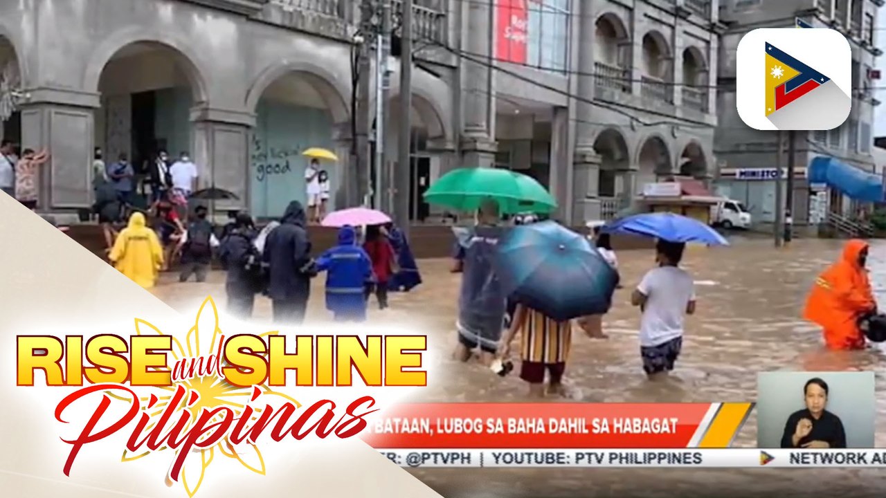 Maraming bayan sa Bataan, lubog sa baha dahil sa habagat; lungsod ng Balanga, isinailalim sa state of emergency