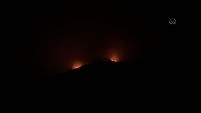 Gazipaşa ilçesinde orman yangını başladı