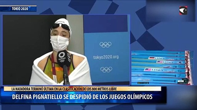 Delfina Pignatiello se despidió de los Juegos Olímpicos