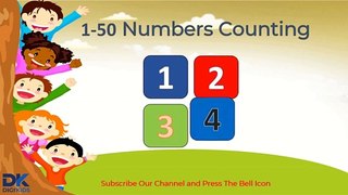 Best Video to Learn Counting from 1 to 50 | One to Fifty Counting | Learn Counting