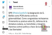 Partido Morado invoca a no otorgarle voto de confianza a Gabinete de Guido Bellido