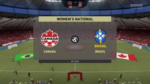 Canada Women vs Brazil Women || Tokyo 2020 Olympics (30/07/2021) || Fifa 21