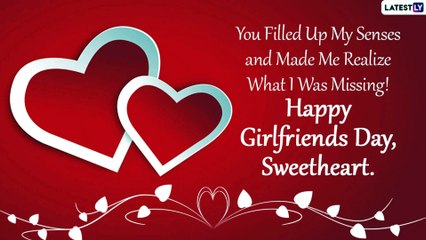 Happy Girlfriend’s Day 2021 Greetings: Cute Pics, Romantic Quotes & WhatsApp Messages for Your Girl