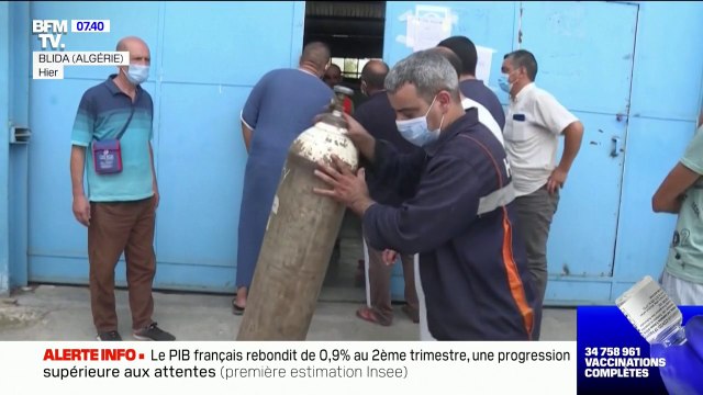 Covid-19: record de contaminations en Algérie alors que l'oxygène manque dans les hôpitaux