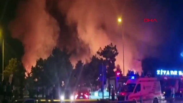 Balık restoranı alev alev yandı