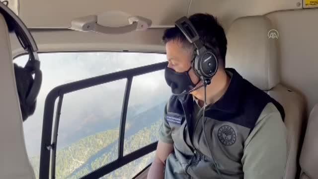 Son dakika haber | Tarım ve Orman Bakanı Pakdemirli, Manavgat'taki yangın bölgesinde incelemelerde bulundu