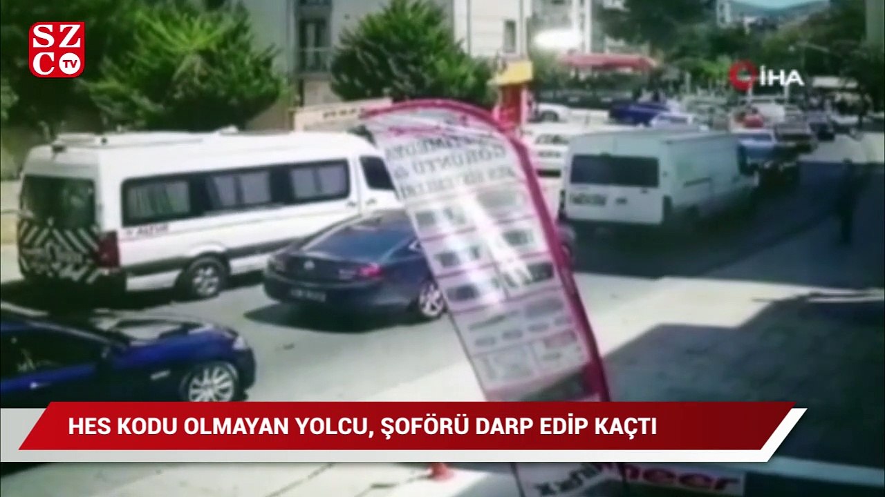 HES kodu olmayan yolcu, otobüs şoförünü darp edip kaçtı