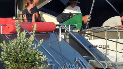 Zidane y su familia llegan al puerto de Ibiza después de haber pasado un día en alta mar