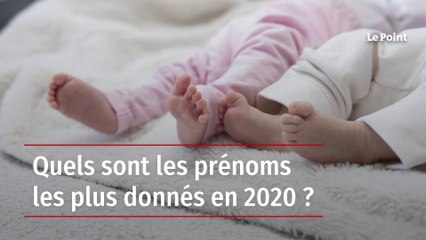 Quels sont les prénoms les plus donnés en 2020 ?