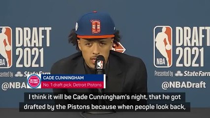 No. 1 draft pick Cunningham looking to restore 'greatness' to Detroit