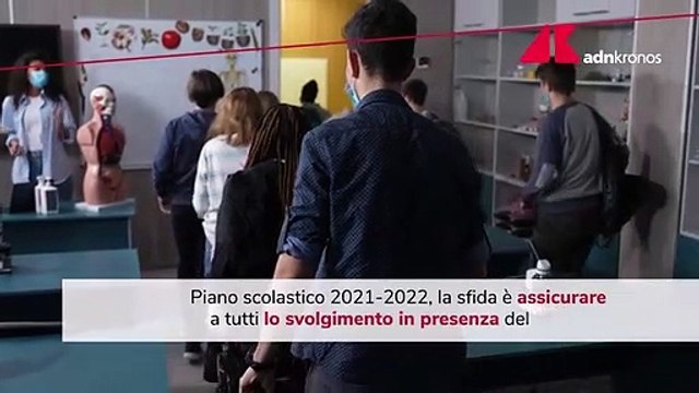 Mascherine, vaccini, distanziamento: il piano per la scuola