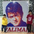 Chennai Kids Create Actor Ajith's Portrait Using Rubiks Cube