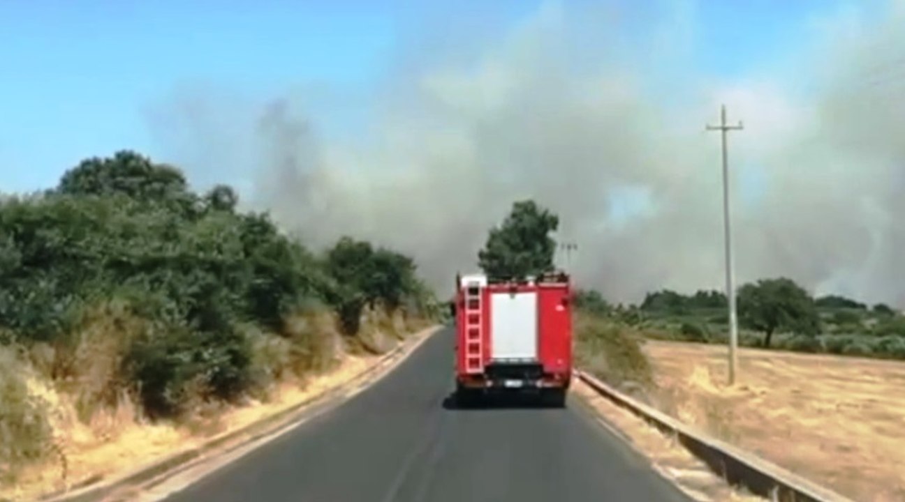 Incendi nell'Oristanese, altri interventi a Santu Lussurgiu e Cuglieri (30.07.21)