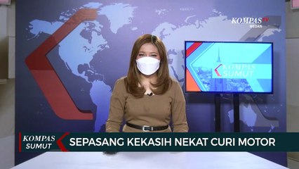 Sepasang Kekasih Nekat Curi Motor di Halaman Masjid