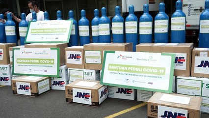 Pertamina dan AIA Salurkan Bantuan untuk Penanganan COVID-19