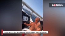 Procida, barche a tutta velocità sotto al ponte di Vivara: la folle sfida sui social