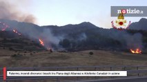 Palermo, incendi divorano i boschi tra Piana degli Albanesi e Altofonte: Canadair in azione