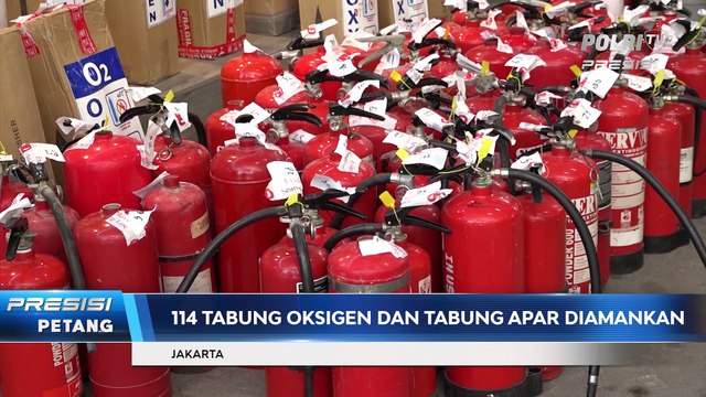 PENGUNGKAPAN KASUS PEMALSUAN TABUNG OKSIGEN POLDA METRO JAYA