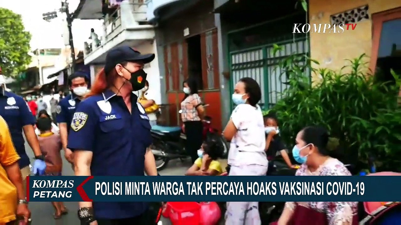 Polisi Minta Warga Tak Percaya Hoaks Vaksinasi Covid-19