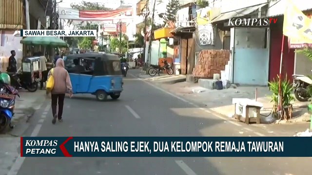 Hanya Saling Ejek, 2 Kelompok Remaja Tawuran