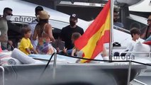 Messi, Luis Suárez y Fábregas disfrutan juntos de sus vacaciones en Ibiza