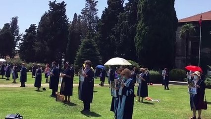 Boğaziçi'nde akademisyenlerin nöbeti 208'inci gününde