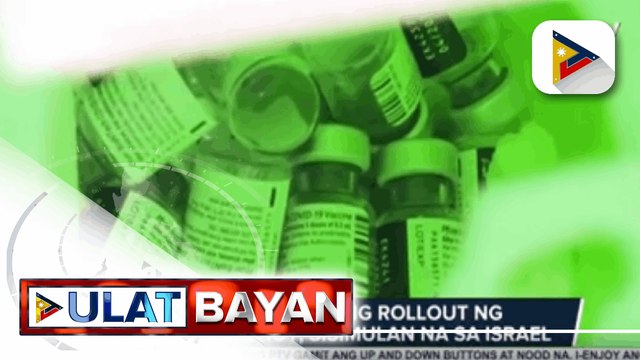 Kauna-unahang rollout ng booster shot, sisimulan na sa Israel; US Pres. Biden, hinikayat ang ilang estado na magbigay ng $100 incentives sa mga magpapabakuna; Panibagong COVID-19 outbreak sa China, tinututukan; Olympic-inspired artwork, ibinida ng robots