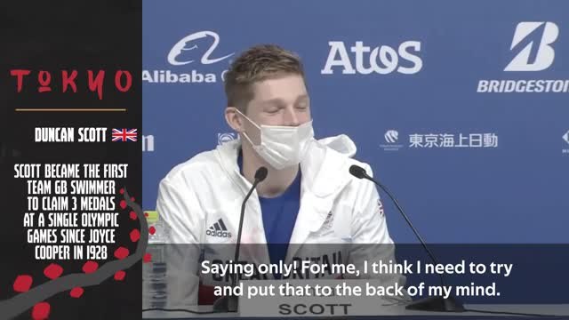 Silver medallist Scott 'delighted' to win third medal at Tokyo 2020