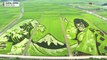 Japanese city transforms agricultural land into works of art