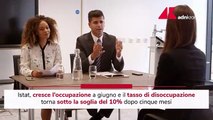 Lavoro, tasso disoccupazione torna sotto la soglia del 10%
