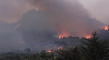 Incendi nel Palermitano, brucia la Piana degli Albanesi (30.07.21)