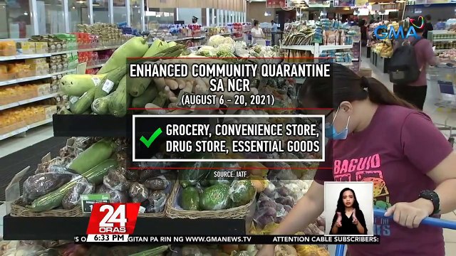 NCR, balik-ECQ mula August 6-20; Ilang paghihigpit, ipatutupad na simula ngayong araw | 24 Oras
