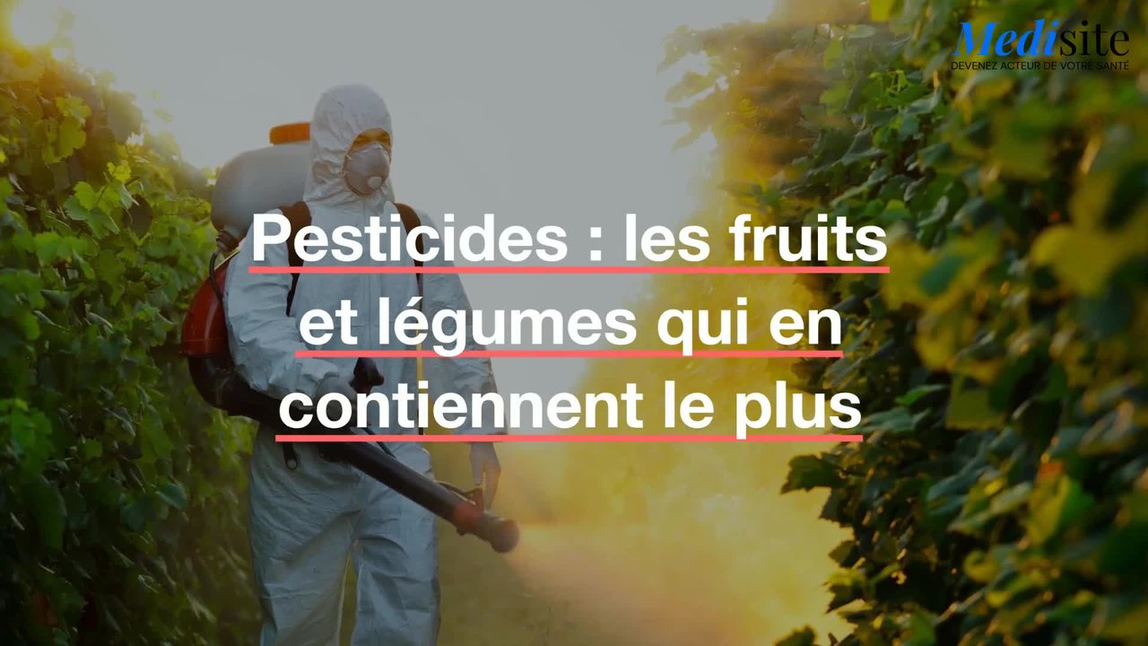 Pesticides : les fruits et légumes qui en contiennent le plus