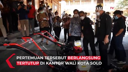 Mentan Syahrul Yasin Limpo Temui Gibran di Kantornya, Ini Yang Dibahas