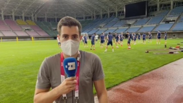 Informe a cámara: España se prepara para jugar los cuartos de final contra Costa de Marfil