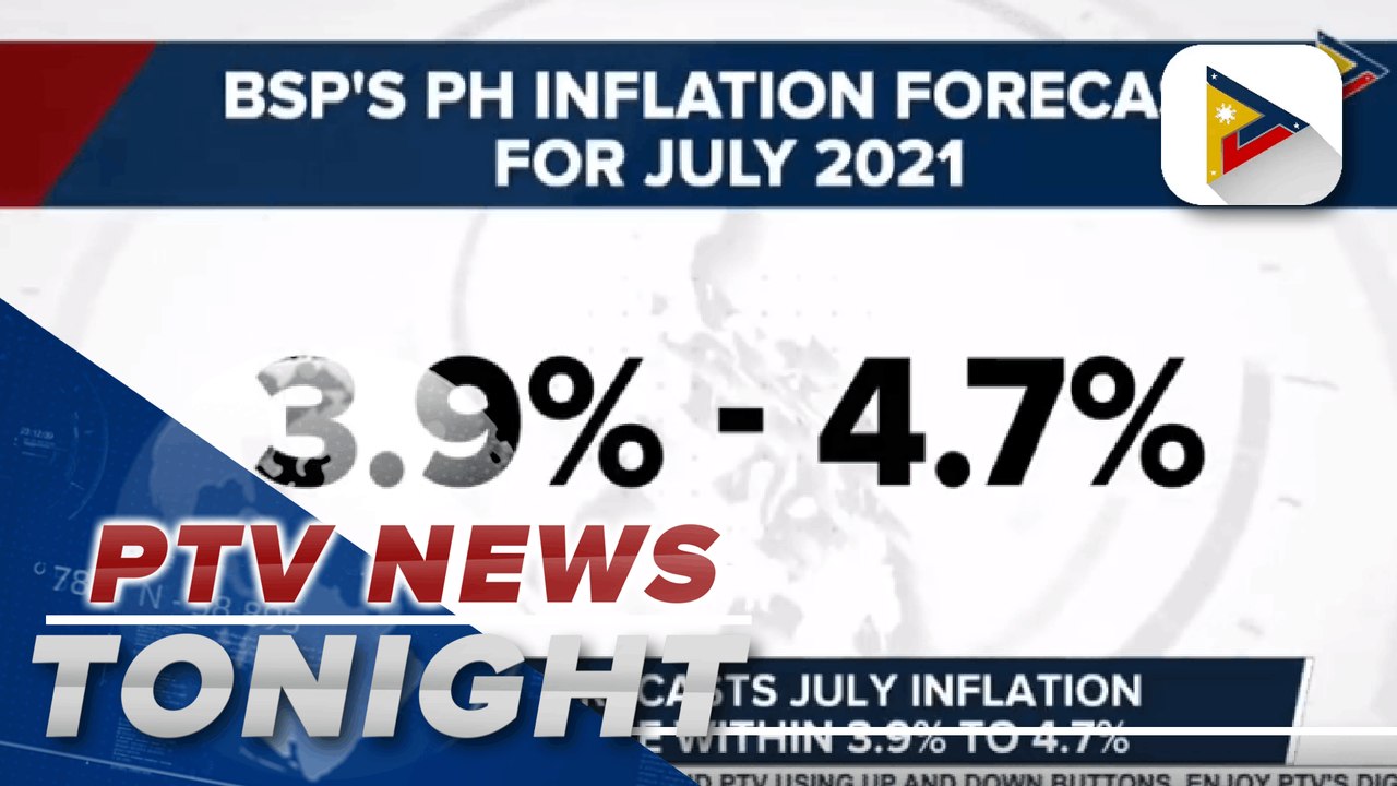 BSP forecasts July inflation to settle within 3...