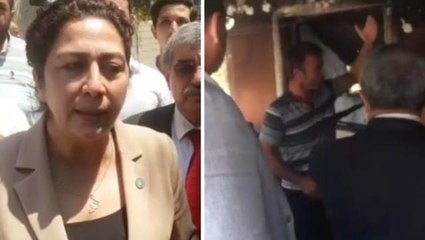 Yangın mağduru vatandaş, İYİ Partili Önşen'i yanan evine almadı: Benim için yapacağınız bir şey yok