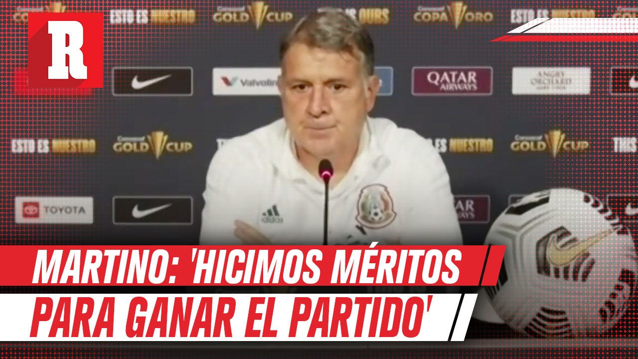 Tata Martino tras avanzar a Final de Copa Oro: 'Hicimos méritos para ganar el partido'