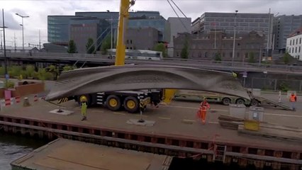 MX3D Bridge Placement, Amsterdam 2021