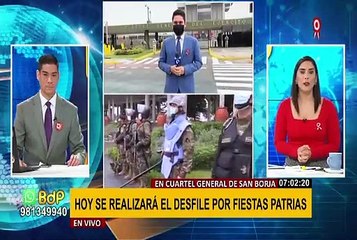 Cuartel General de San Borja realizará desfile por Fiestas Patrias