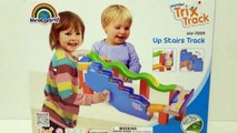 Marble Run TrixTrack Hand-cranked stairs course assembly & play