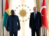 Cumhurbaşkanı Erdoğan, Gine Bissau Cumhurbaşkanı Cissoko Embalo'yu kabul etti