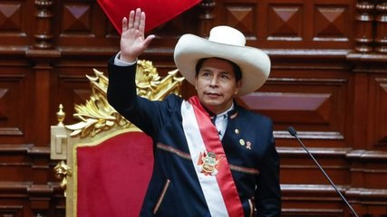 Pedro Castillo se estrena como Presidente de Perú atacando a la corona de España, El comunismo avanza en América