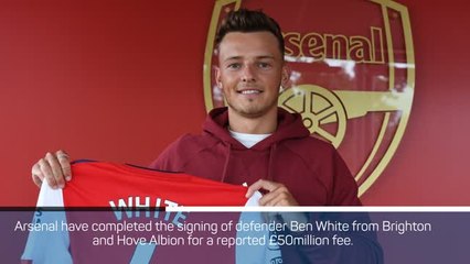 Arsenal sign Ben White from Brighton