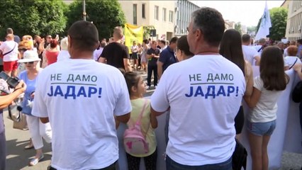 Movimento de protesto contra mina da Rio Tinto na Sérvia