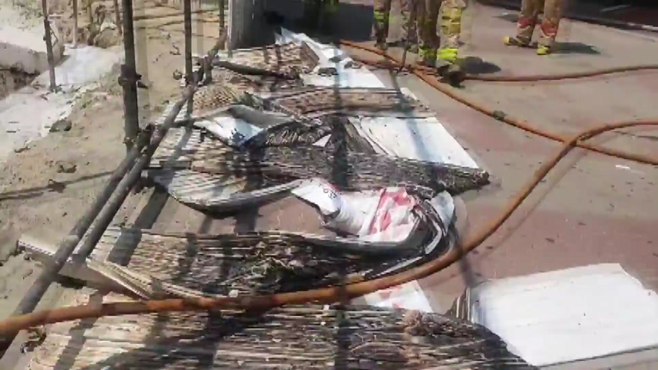 인천 주유소 공사현장서 불...60대 작업자 중상 / YTN