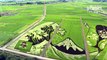 Une ville japonaise transforme ses rizières en oeuvre d'art